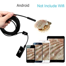 5.5 millimetri HD WiFi Impermeabile Dell’endoscopio di controllo 6 LED Della Macchina Fotografica per Android Fori Far Fronte Del Serpente Macchina Fotografica di Controllo di Portata