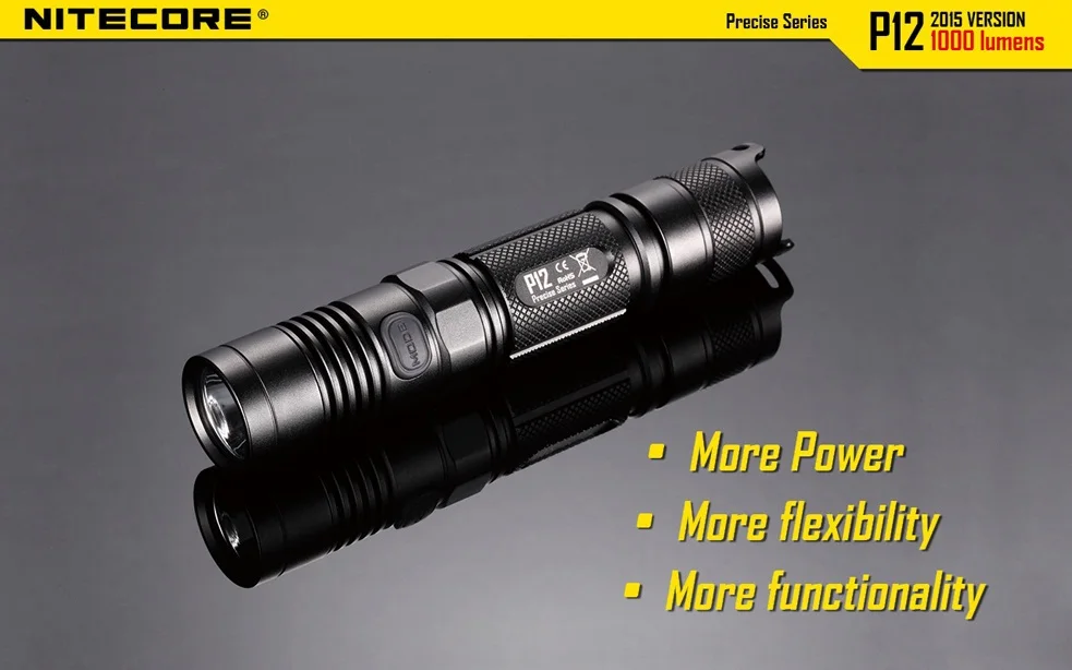 1 компл. Nitecore P12 CREE XM-L2 LED 1000lm фонарик Водонепроницаемый Факел+ i2 Digi Зарядное устройство+ nl189 3400 мАч Батарея машины Зарядное устройство+ Батарея коробка