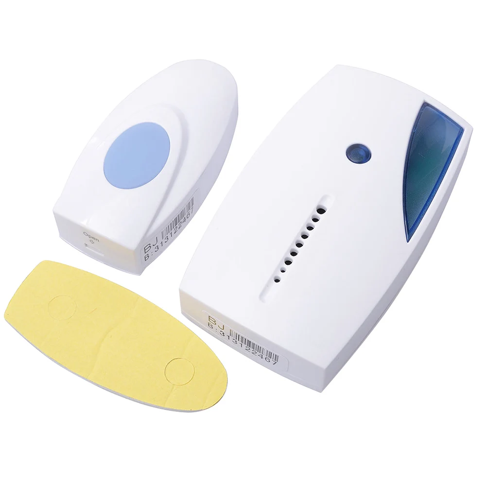 

Waterproof Wireless Smart LED Indication Chime Music Door Bell Transmitter + Receiver Range Remote Control Wireless Doorbell