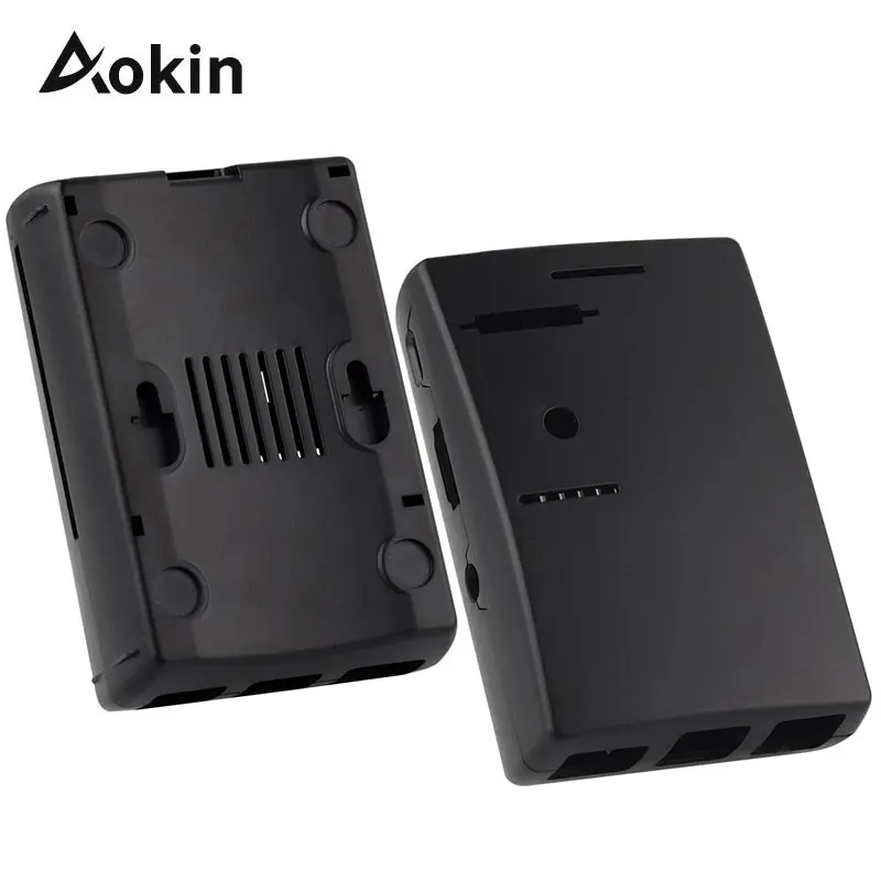 Чехол для Raspberry Pi3 Model B + ABS защитный чехол совместимый с Pi 3 2 черный прозрачный