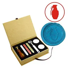 Воск печать Марки комплект заказ конверт письмо печать штамп из металла Марки