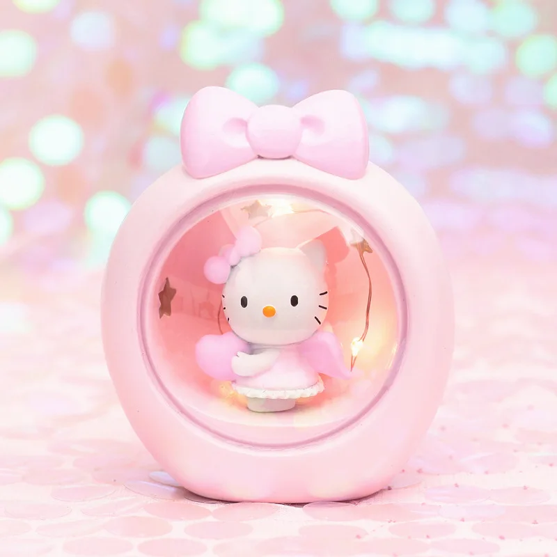 Романтический розовый ночной Светильник hello kitty s прикроватная лампа для спальни