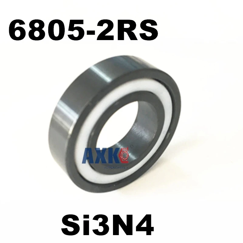 

Free shipping 6805-2RS 6805 full SI3N4 ceramic ball bearing 25x37x7mm silicon nitride bearing 61805-2RS bike wheels ABEC3