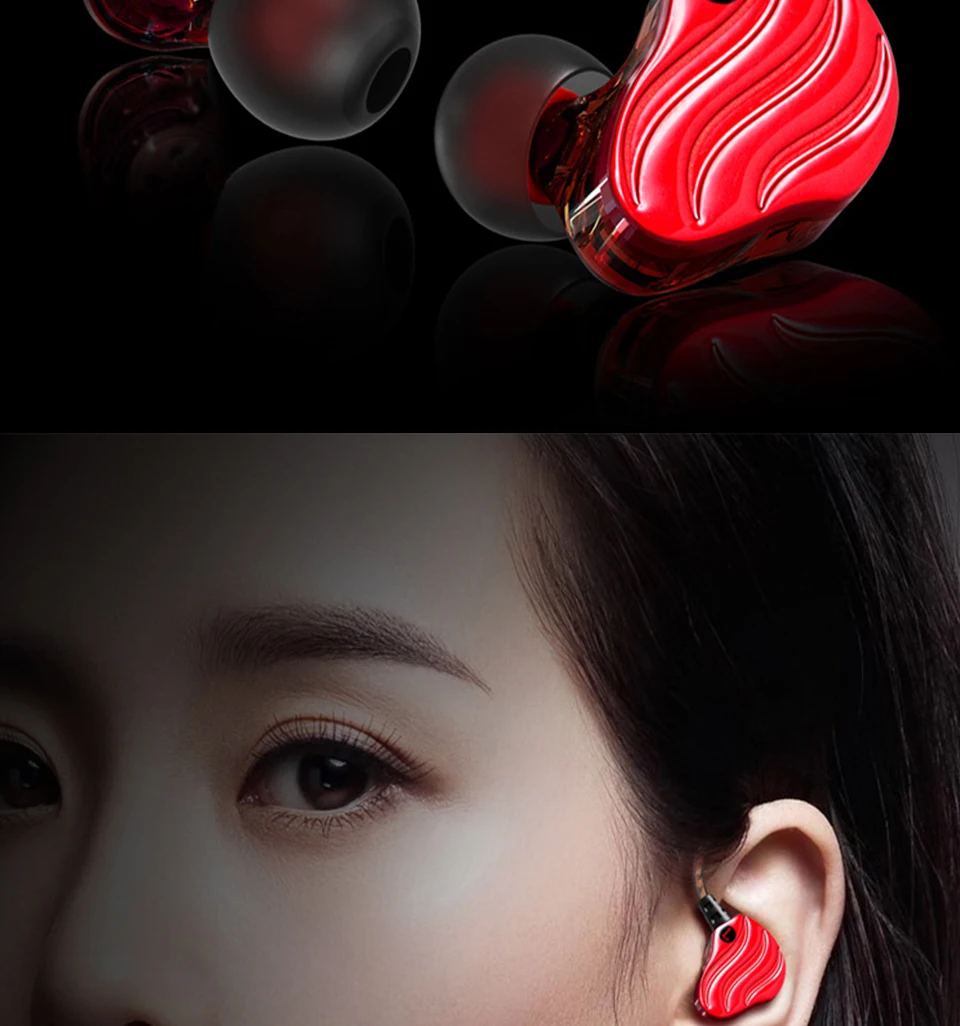 Earphones Dual Driver With Microphone Hifi Headset Stereo Bass Sport Headphone Wired Earphone For Phone Stereo Mic For iPhone  (11)