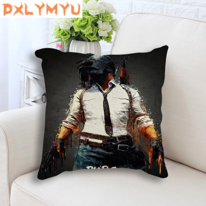 

Super Mario PUBG Nier Automata Crash Bandicoot Game Printed Cartoon Cushion Sofa Decoration Throw Pillow Decorative Cushion