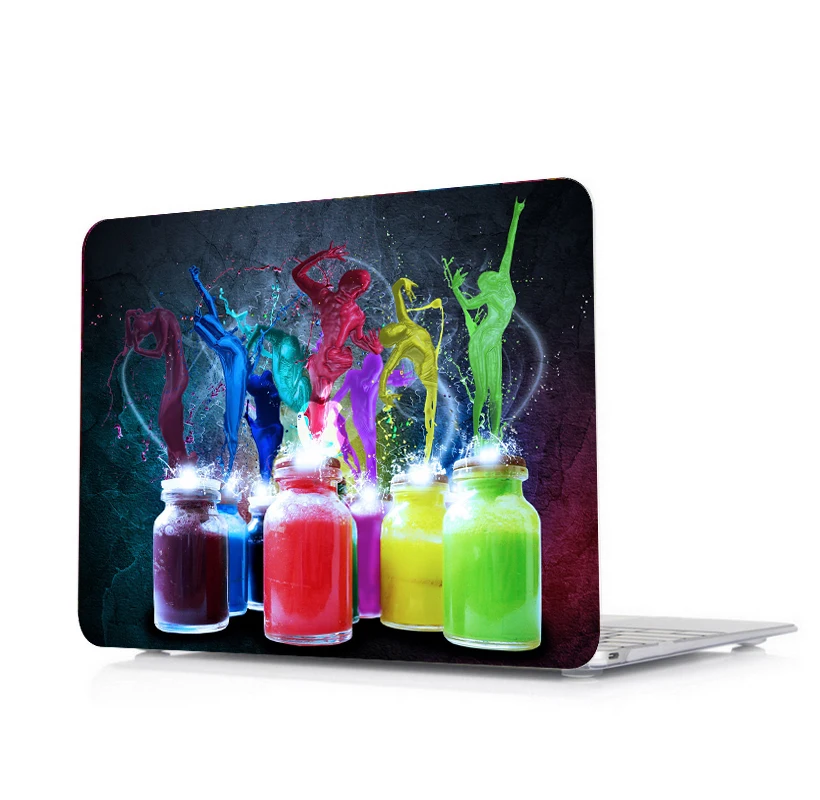 Цветной чехол для ноутбука Apple Macbook Air 11 13 Pro Retina Touch Bar & ID 6 12 3 15 4 дюймов|Сумки и чехлы