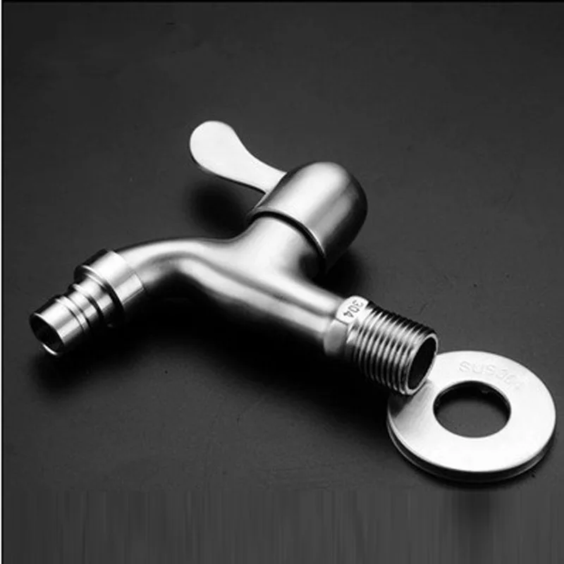 

steel basin faucet washing machine faucets anti-freezing and anti-riot 4 minutes single cold fast boiling faucet