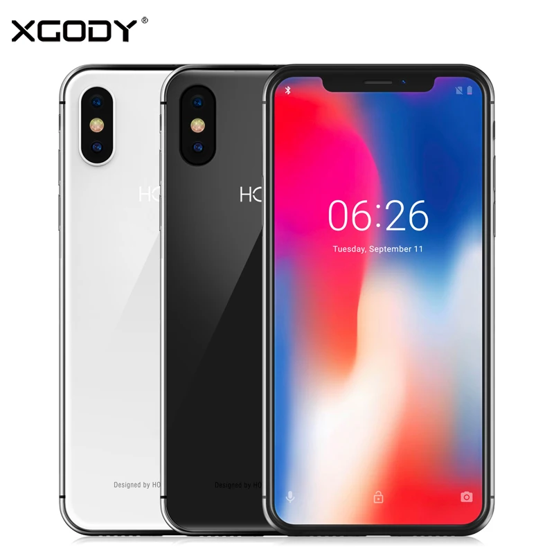 XGODY Symbol X 3G Unlock Smartphone 5.7 Inch 18:9 Notch Screen Mobile Phone Android 8.1 Quad Core 2G+16GB 13.0MP Celular Face ID XGODY Symbol X 3G Unlock Smartphone 5.7 Inch 18:9 Notch Screen Mobile Phone Android 8.1 Quad Core 2G+16GB 13.0MP Celular Face ID