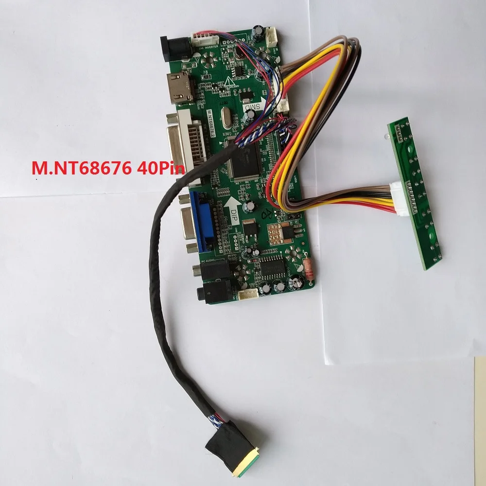 For LTN156AT17-D01 LCD LED Driver board Controller kit Panel Screen 15.6" DVI LVDS VGA HDMI 1366X768 monitor Card