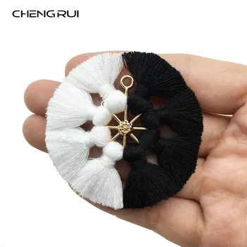 

CHENGRUI L169,cotton tassel,diy pendant,earrings accessories,diy jewelry,hand made,jewelry accessories,tassel,2pcs/bag