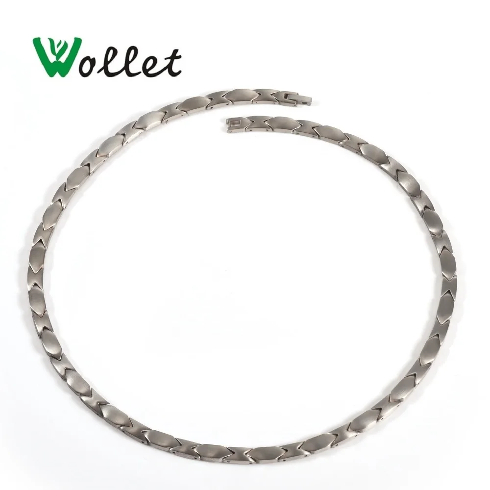 Ожерелье из титана и гематита серебристого цвета|necklaces for women|titanium necklacenecklace necklace |