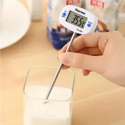 Высокое качество цифровой термометр для масла детская молочная смесь воды еда Мясо зонд цифровой Термометры для барбекю кухня интимные