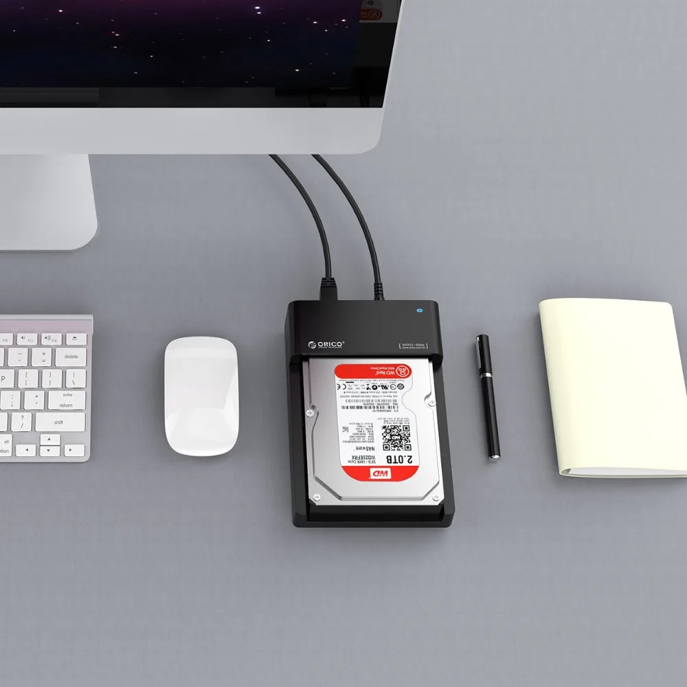 ORICO 6518US3 V2 Супер Скоростной USB 3 0 HDD жесткий диск и SSD док станция для 2 5 дюймового SATA