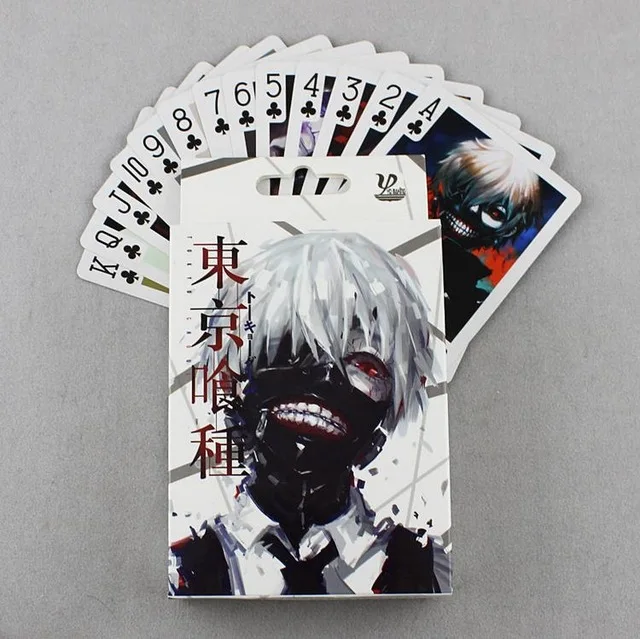 54 листа/Набор Аниме, карточка для покера в японском стиле, персонаж комиксов, коллекция игральных карт, рождественские и новогодние подарки