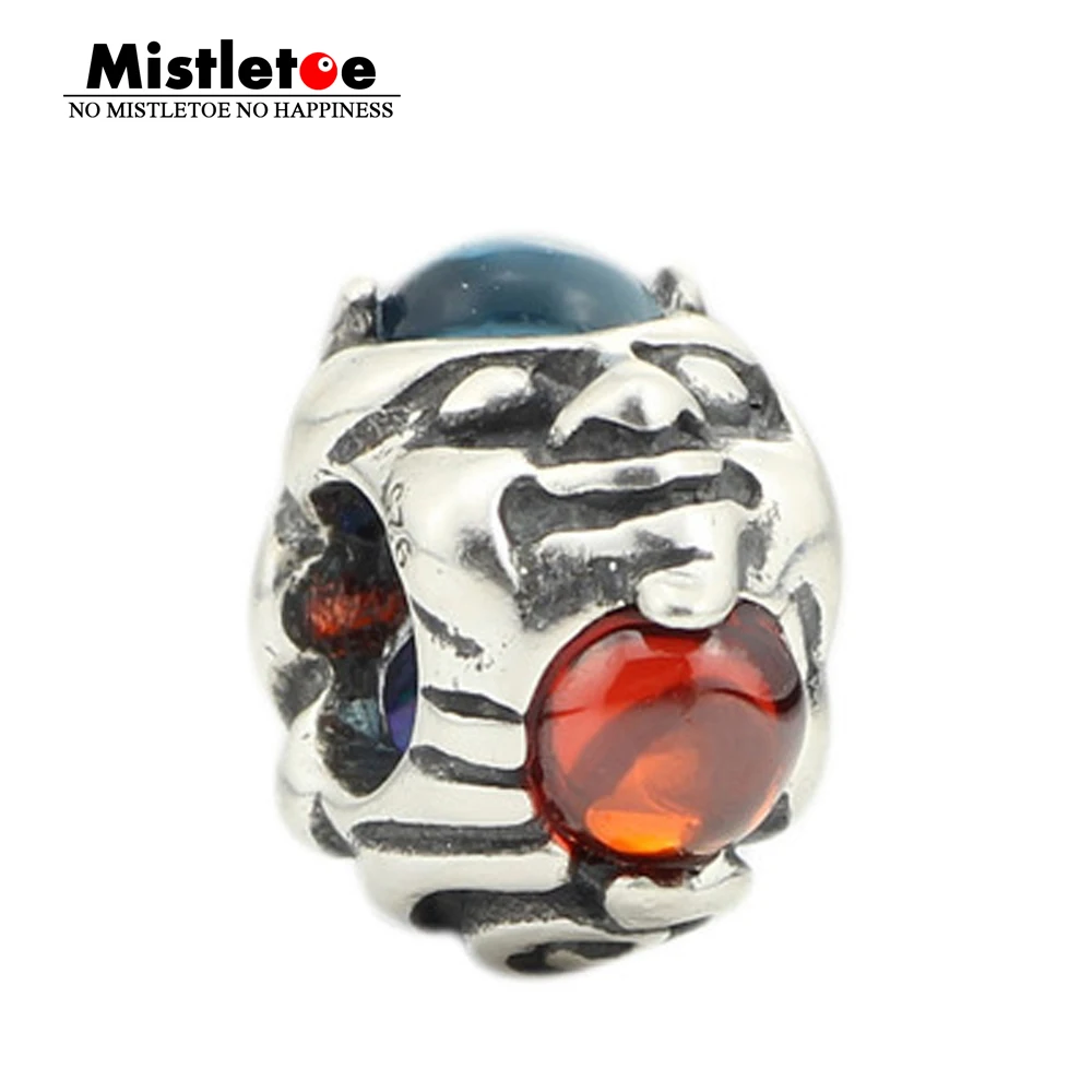 

Mistletoe Jewelry Natural Opal faces Troll with Gems Beads 100% 925 Sterling Silver Charm Fits European Bracelets & Necklace