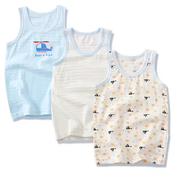 

VIDMID Children's Clothes Boys Vests tees Underwear Kids Camisoles Summer cartoon Cotton tops Tanks For boys 4086 02