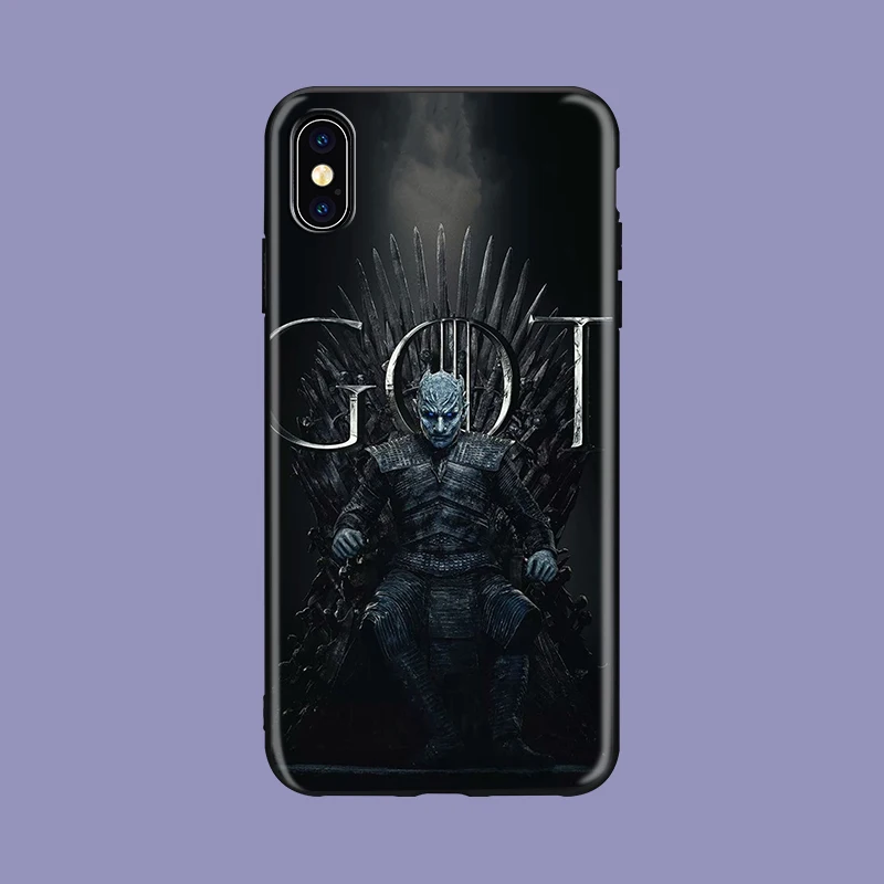 Черный мягкий чехол для телефона DRACARYS Game Thrones daeneris Dragon для iPhone 8 7 6 6S Plus X XS MAX 5 5S SE XR Jon Snow