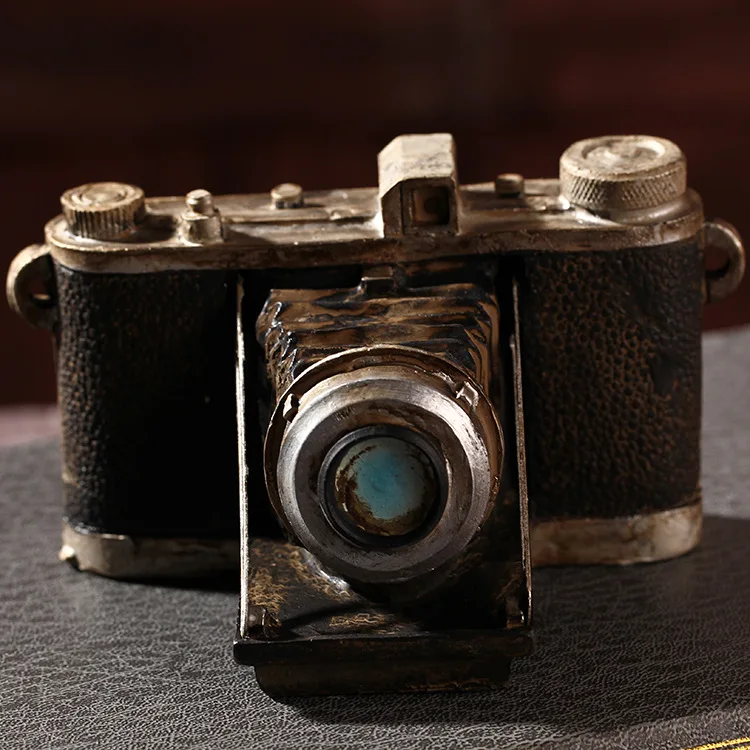 

Zakka, retro, resin, do old cameras, Home Furnishing decoration, Ornament, photography props, stage property, camera prop~
