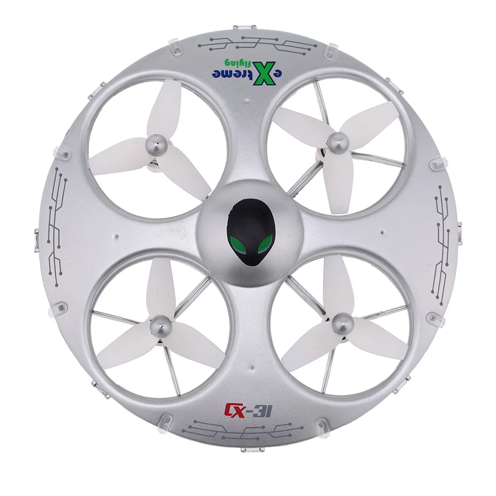 

High Quality Original Cheerson CX-31 2.4G 4CH 6-Axis 3D Eversion Headless RC Quadcopter UFO Plane