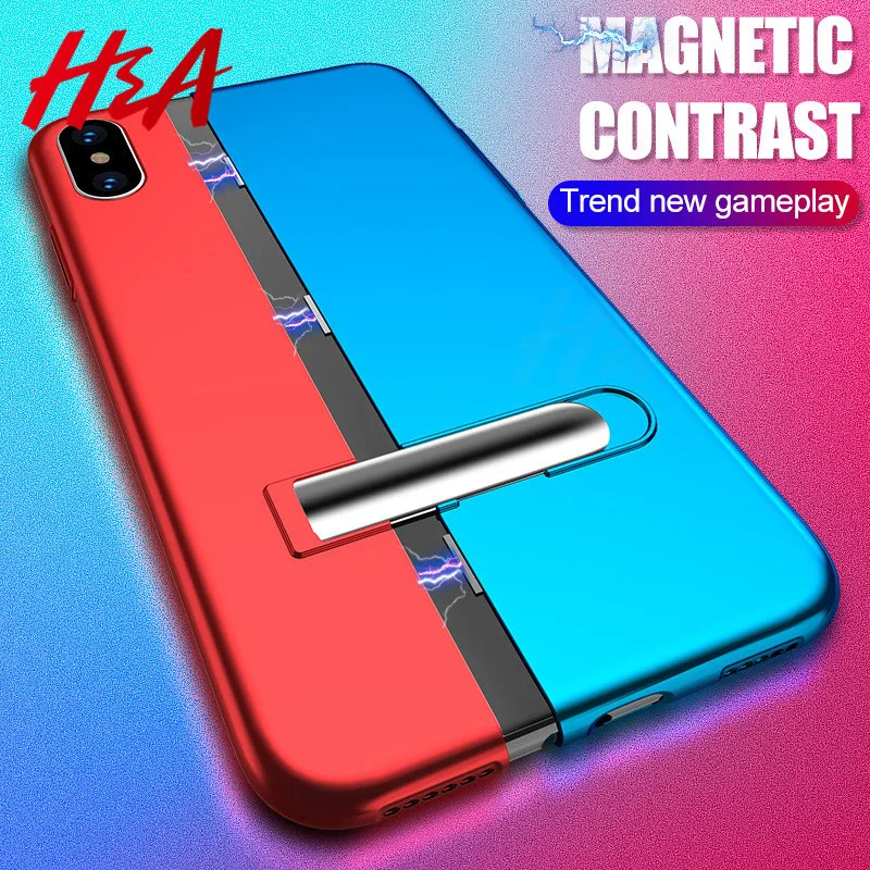 

H&A Magnetic Adsorption Metal Phone Case For Huawei P20 Pro Cover Case Holder For Huawei Protective Case On Huawei P20 Pro