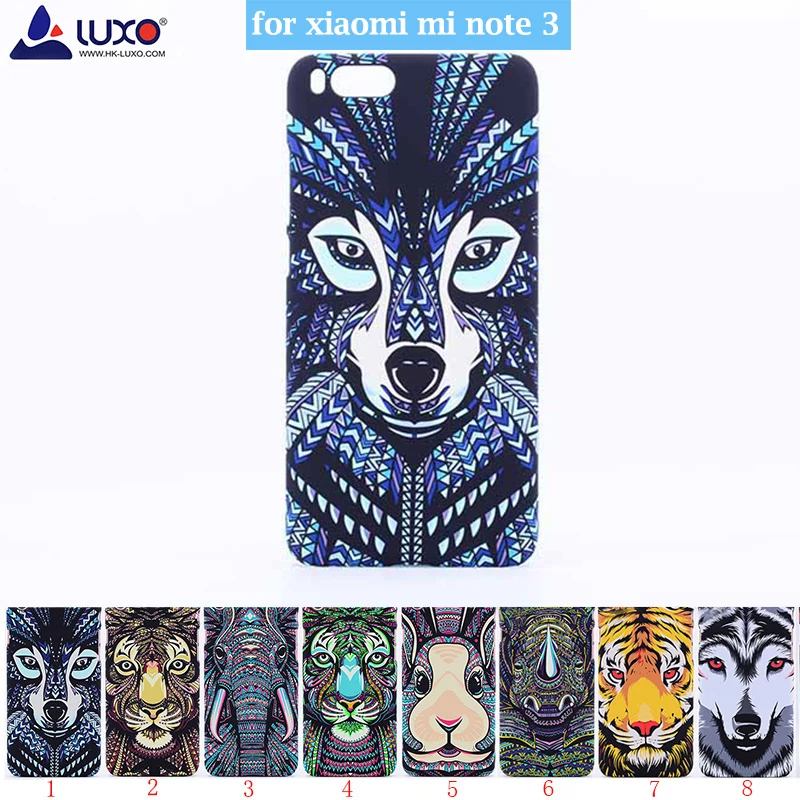 LUXO King Series ацтекский чехол для телефона с изображением животных тигра льва волка