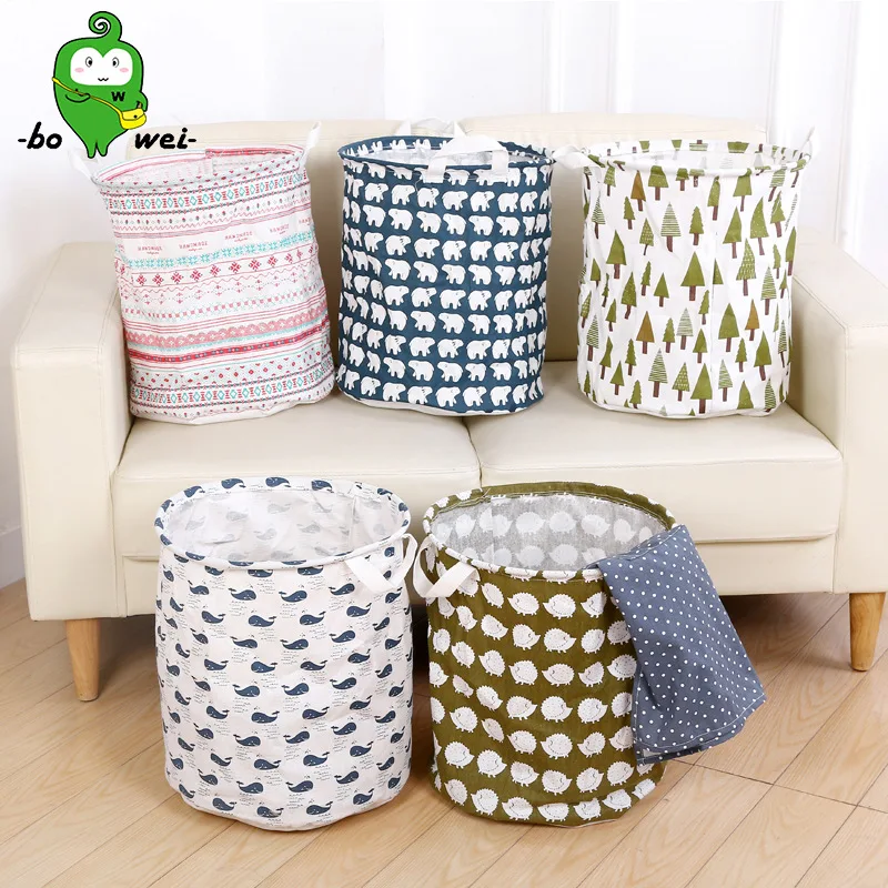 

Folding dirty clothes basket household linen cloth storage basket underwear bathroom storage toy basket
