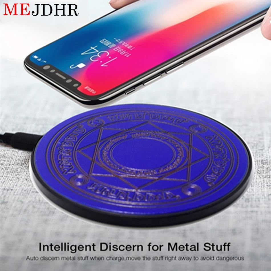 

10W Qi Wireless Charger for iPhone X/XS Max XR 8 Plus Visible Element Wireless Charging pad for Samsung S9 S10+ Note 9 8
