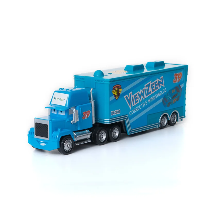 NO. 39 Truck Дисней Pixar Тачки 2 3 игрушки Джексон шторм грузовик Молния Маккуин Круз Рамирез Мак дядюшка 1:55 литая модель автомобиля игрушка детский подарок - Цвет: NO. 39 Truck