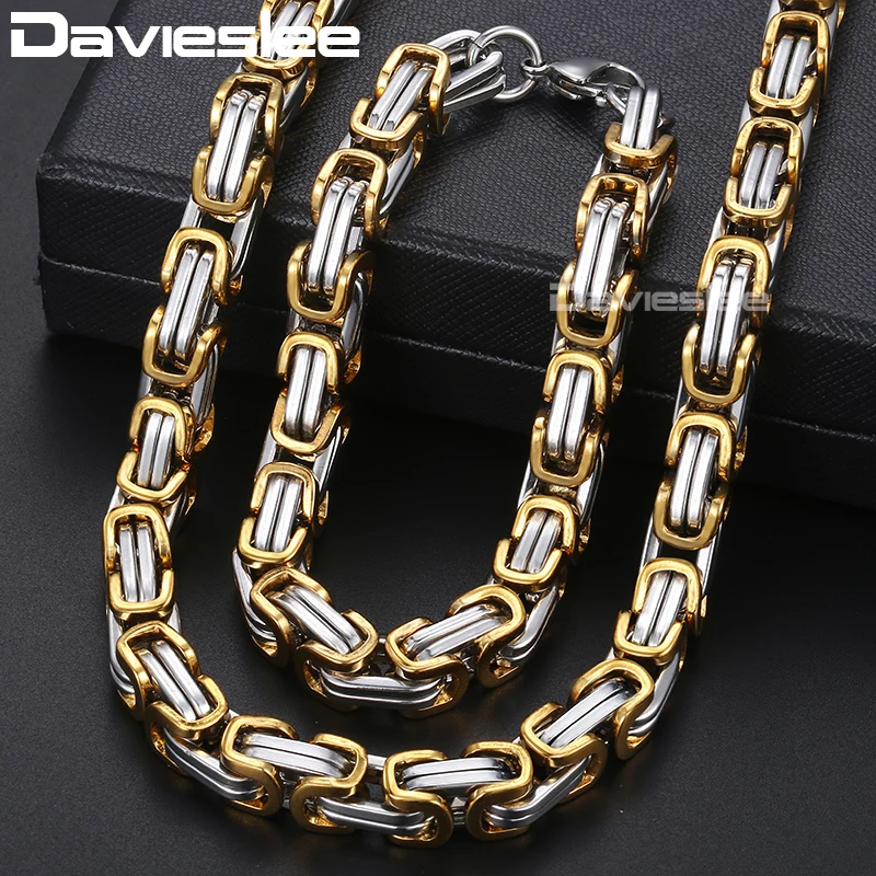 Brazalete conjunto de cinco Brazaletes Oro o Plata Nuevo Y En Caja