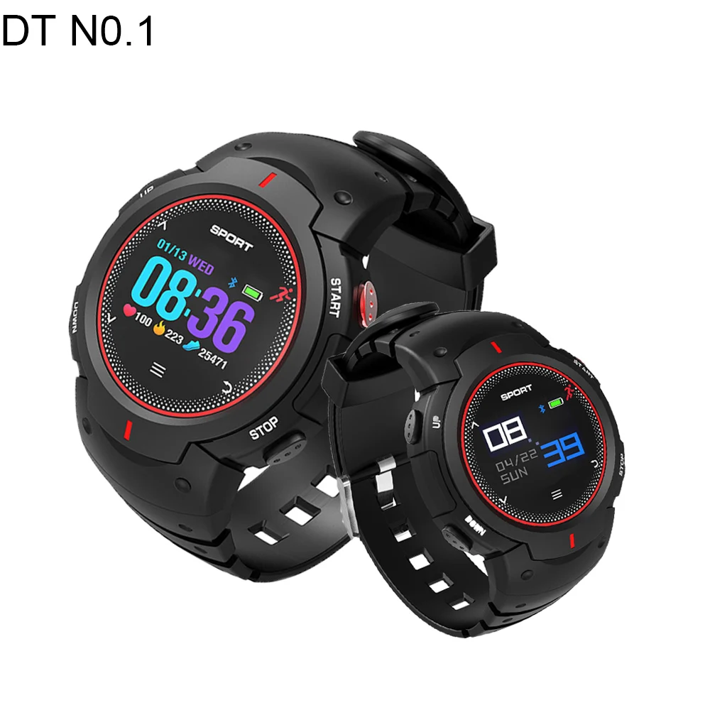 

DTNO.I F13 Smart Watch IP68 Waterproof NO.I Smartwatch Bluetooth Calling Heart Rate Monitor Remote Camera Sports Band Wristband