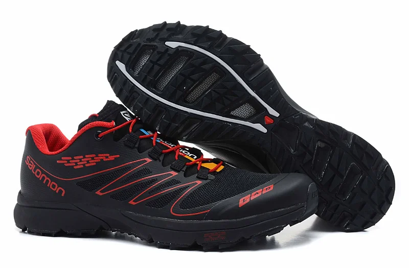 2018 Black Salomon S-LAB SENSE Men's Shoes Outdoor Jogging Sneakers Lace Up Men Athletic Running Shoes EUR Size 40-46 2018 Black Salomon S-LAB SENSE Men's Shoes Outdoor Jogging Sneakers Lace Up Men Athletic Running Shoes EUR Size 40-46