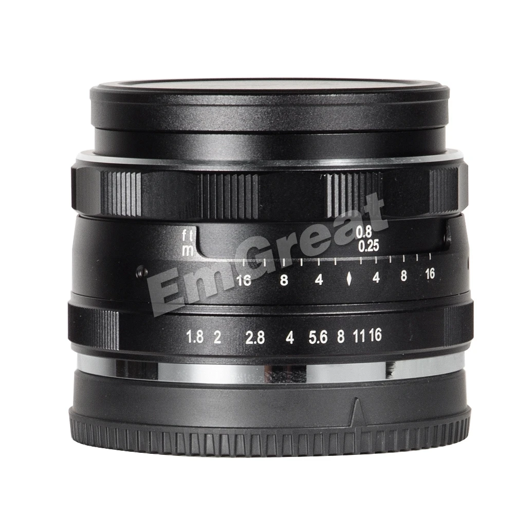 Günstige Meike 25mm F1.8 Manuelle Weitwinkel Prime Objektiv APS C Rahmen Objektiv für Sony E Mount für Fuji  m4 3 Kamera A6500 A7 A7II A7R X T1 2