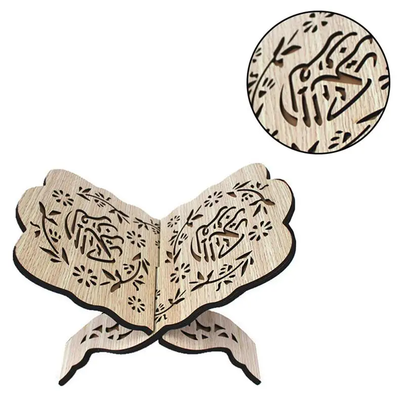 Деревянная книжная полка Eid Bible подставка из дерева резная Многофункциональная подставка для книг - Цвет: White