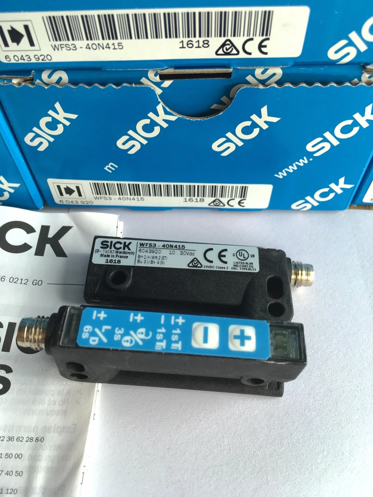 1 шт. WFS3-40N415 6043920 Sick Label сенсор и настоящий датчик вилки s WFS3-40P415