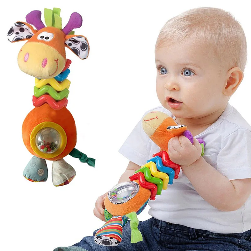 Стиль, погремушка, плюшевая детская игрушка, спелгоед, животные, жираф, ручная хватка, успокаивающие куклы, игрушки для новорожденных, развивающие игрушки для младенцев, детский подарок