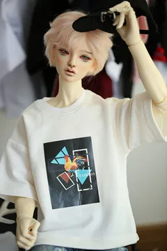 BJD 1/3 Футболка с принтом куклы одежда для 1/3 BJD SD DD Размер куклы дядюшка кукла Призрак 2 размера куклы аксессуары BJD одежда - Цвет: B