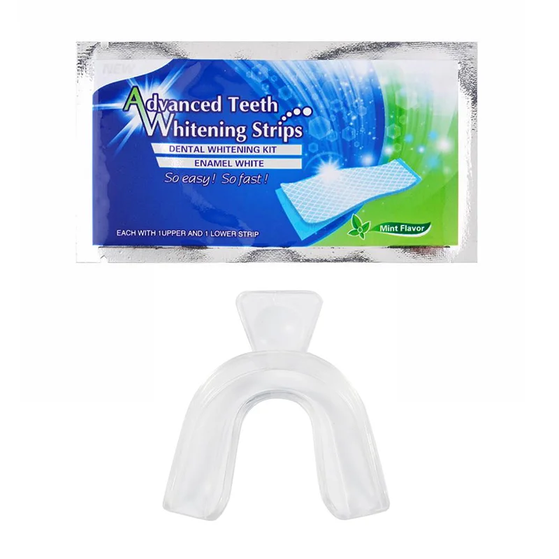 20 шт./10 пар 3D белые гелевые отбеливающие полоски для зубов, гигиена полости рта, уход за полостью рта, двойные эластичные полоски для зубов, отбеливающие стоматологические отбеливающие инструменты - Цвет: 1pairs