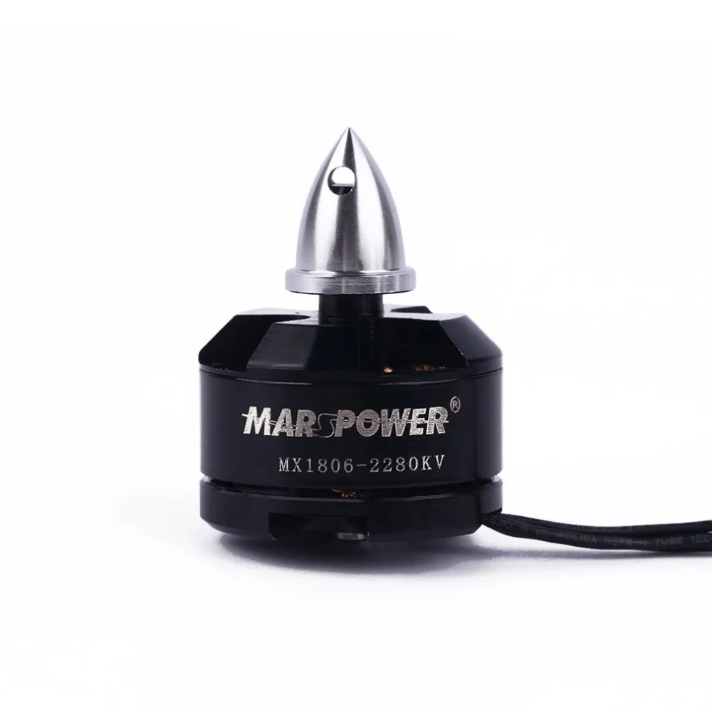 MARSPOWER MX1806 2280KV бесщеточный двигатель для мини RC мультироторный Квадрокоптер Tri для FPV QAV250 Радиоуправляемый Дрон мультироторный Квадрокоптер