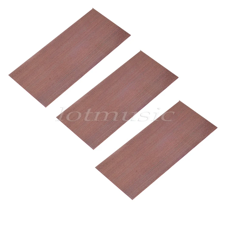 

3Pcs Guitar Head Veneer Sapeli Wood