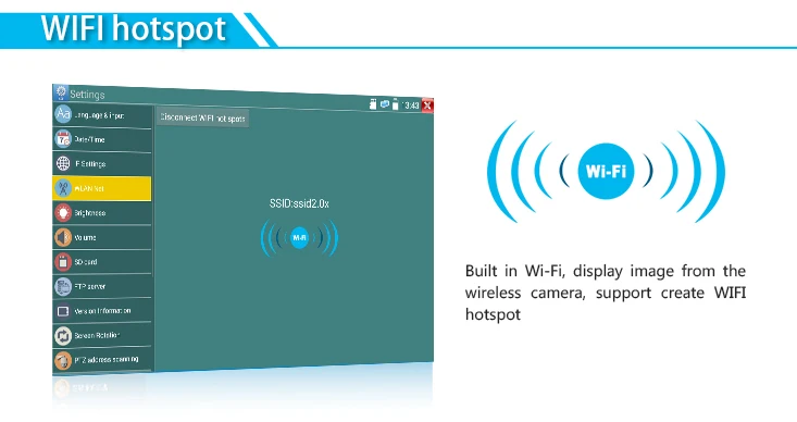 7 дюймов H.265 4 к IP CCTV тестер монитор IP CVBS камера тестер ONVIF wifi HDMI вход POE 12 В выход