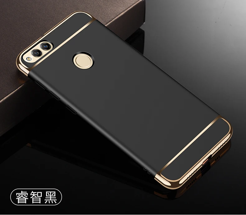 Роскошный чехол с покрытием 3 в 1 для Huawei Honor 7X Ультратонкий Жесткий из