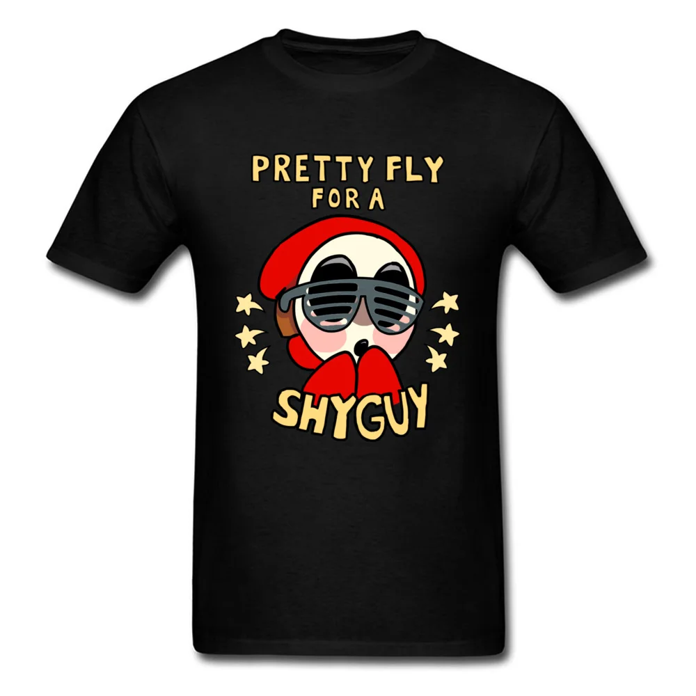 comfortable Gift O Neck Tshirts April FOOL DAY Tops Shirt Short Sleeve for Men Coupons Pure Cotton Design T Shirt pretty fly for a shy guy 12052 black