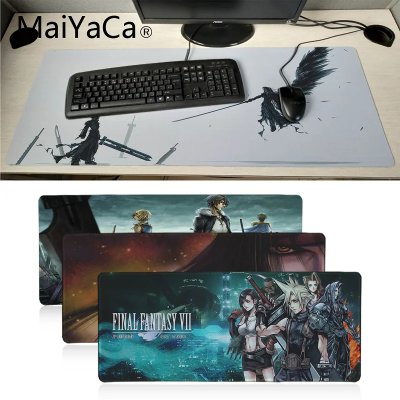 Нескользящий коврик для мыши MaiYaCa Final Fantasy VII из поликарбоната игровые коврики с