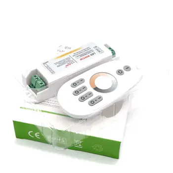 

2.4G RF Touch Screen LED Controller Stable Signal Different Zon Control Realizable for Double color White/Warm White strip