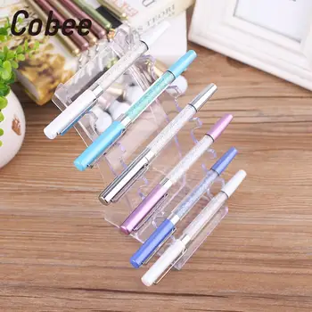 

Art Pen Holder Acrylic Pen Holder Brush Holder Pen Container Six Hole Transparent