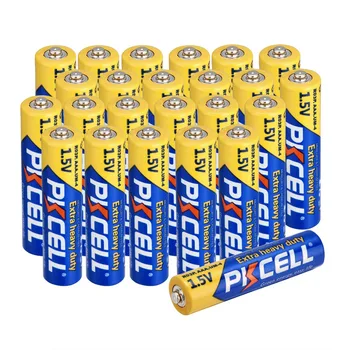 

24 Pcs PKcell 1.5V AAA Battery R03P UM4 ZINC-CARBON AAA Batteries US Shipping