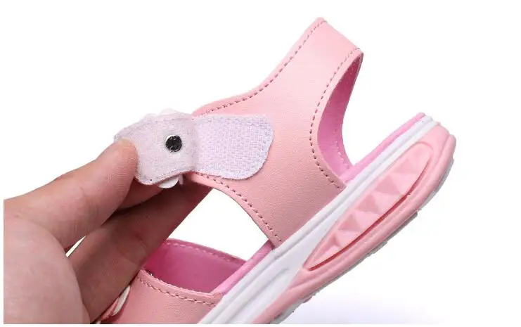 Летние сандалии для девочек принцесса Обувь с цветочным орнаментом детская плоские детей Сандалии для девочек Обувь для младенцев Обувь