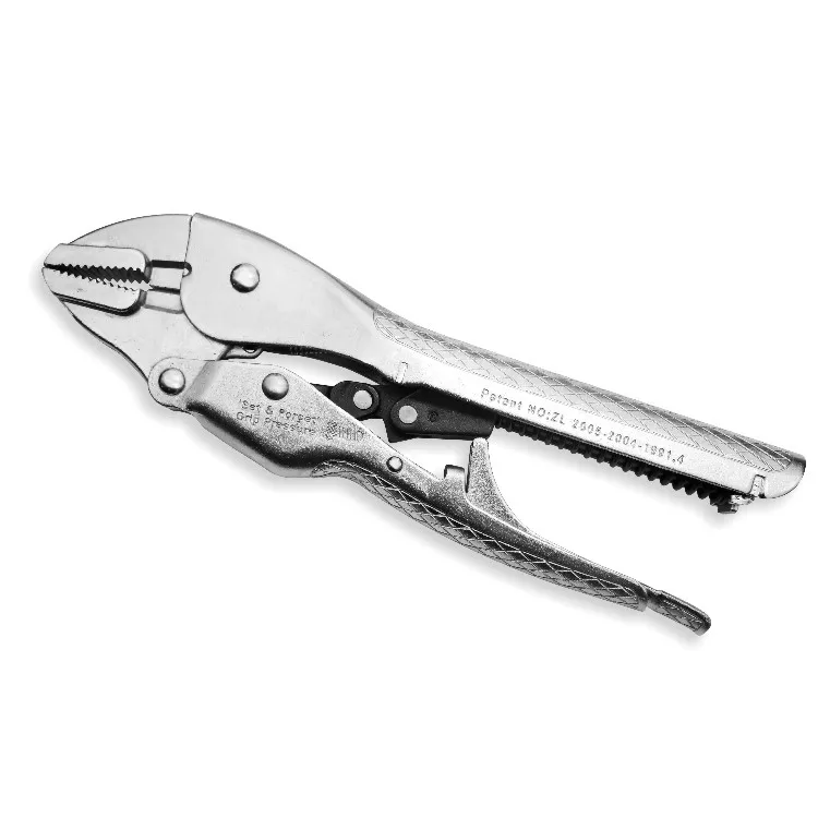 Quick self locking pliers flat Tsui large flat nosed pliers fixed