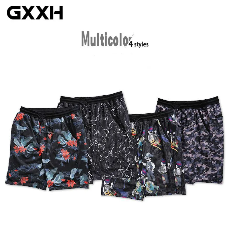 GXXH Лето Плюс Размер 6XL 5XL мужские повседневные шорты оверсайз свободные эластичные талии дышащие мешковатые мужские трендовые шорты большой высокий человек