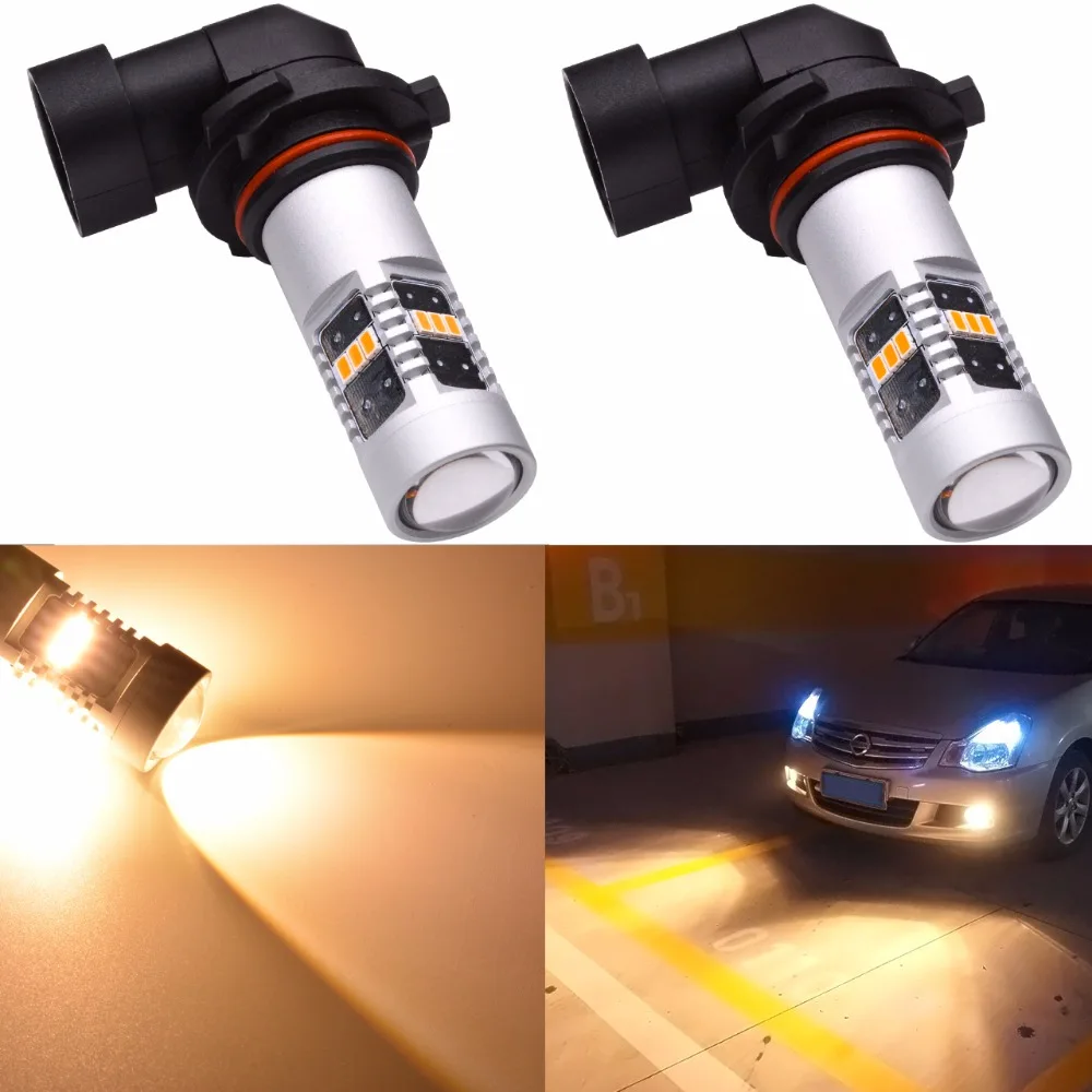 Katur 2pcs 9005 HB3 Led Car Fog Bulb Daytime Running Light DRL Lamp Super Bright 6000K White